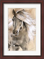 Framed Sketched Horse I