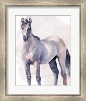 Framed Horse in Watercolor II