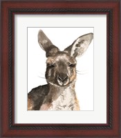 Framed Kangaroo Portrait I
