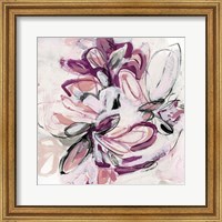 Framed Fuchsia Floral II