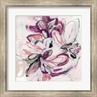 Framed Fuchsia Floral II