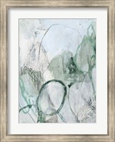 Framed Verdigris Fresco I