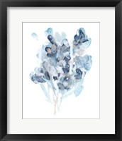 Framed 'Bluescale Flora I' border=