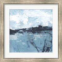 Framed Blue Coast Abstract I
