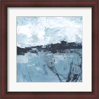 Framed Blue Coast Abstract I