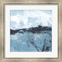 Framed Blue Coast Abstract I