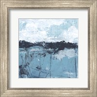 Framed Blue Coast Abstract II