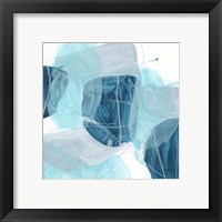 Framed 'Blue Trance I' border=