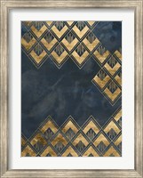 Framed Deco Pattern in Blue III
