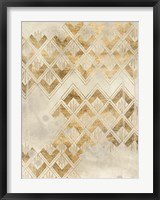 Framed Deco Pattern in Cream II