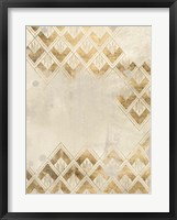 Framed Deco Pattern in Cream III