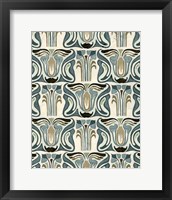 Framed 'Deco Parlor Pattern II' border=