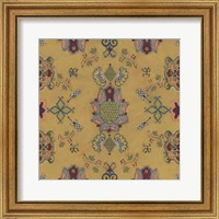 Framed Ochre Tapestry II