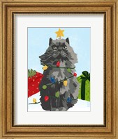 Framed Meowy Hissmas I