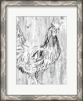 Framed Barnwood Flock I