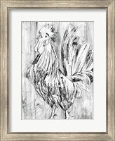 Framed Barnwood Flock II