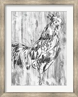 Framed Barnwood Flock III