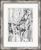 Framed Barnwood Flock III