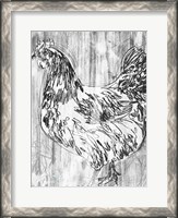 Framed Barnwood Flock IV