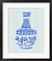 Qing Vase I Framed Print