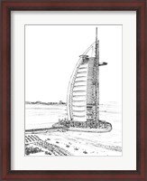 Framed Dubai in Black & White I