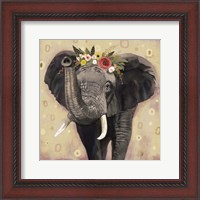 Framed Klimt Elephant II