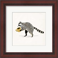 Framed 'Rascally Raccoon III' border=