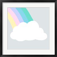 Framed Rainbow Cloud I