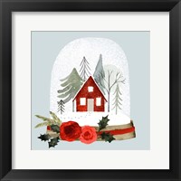 Snow Globe Village I Framed Print
