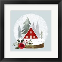 Snow Globe Village II Framed Print