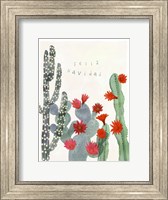 Framed Desert Christmas Cactus II