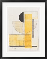 Mapping Bauhaus V Framed Print