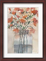 Framed Flowers in a Jar II