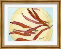 Framed Peppers on a Plate I