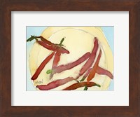 Framed Peppers on a Plate II