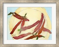 Framed Peppers on a Plate II