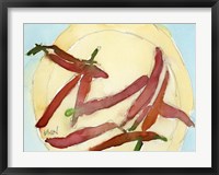 Framed Peppers on a Plate II