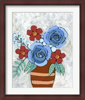 Framed Bleu Blume II