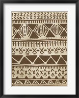 Tribal Markings II Framed Print
