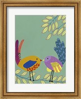 Framed Patterned Feathers II
