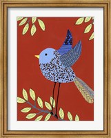 Framed Patterned Feathers III