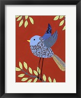Patterned Feathers III Framed Print