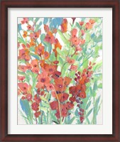 Framed Tropical Summer Blooms I