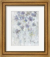 Framed Lavender Floral Fresco II