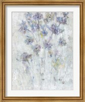 Framed Lavender Floral Fresco II