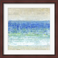 Framed 'Ocean Impressions I' border=
