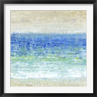 Framed 'Ocean Impressions I' border=