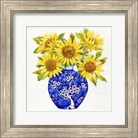 Framed Sun Flower Still Life I