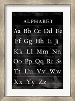Framed Alphabet Chart