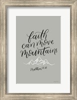 Framed Faith Can Move Mountains